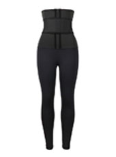 Neoprene Single belt waist trainer jumpsuit pantsMHW100129B