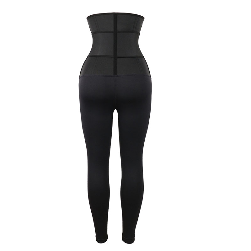 Neoprene Single belt waist trainer jumpsuit pantsMHW100129B
