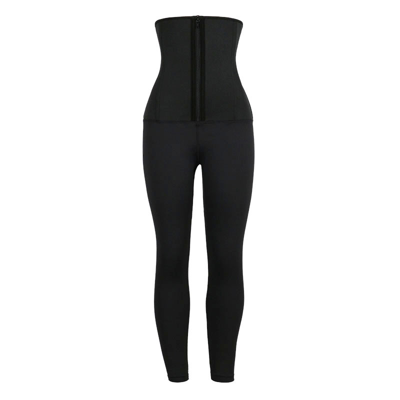 Neoprene classical waist trainer jumpsuit pants MHW100147B
