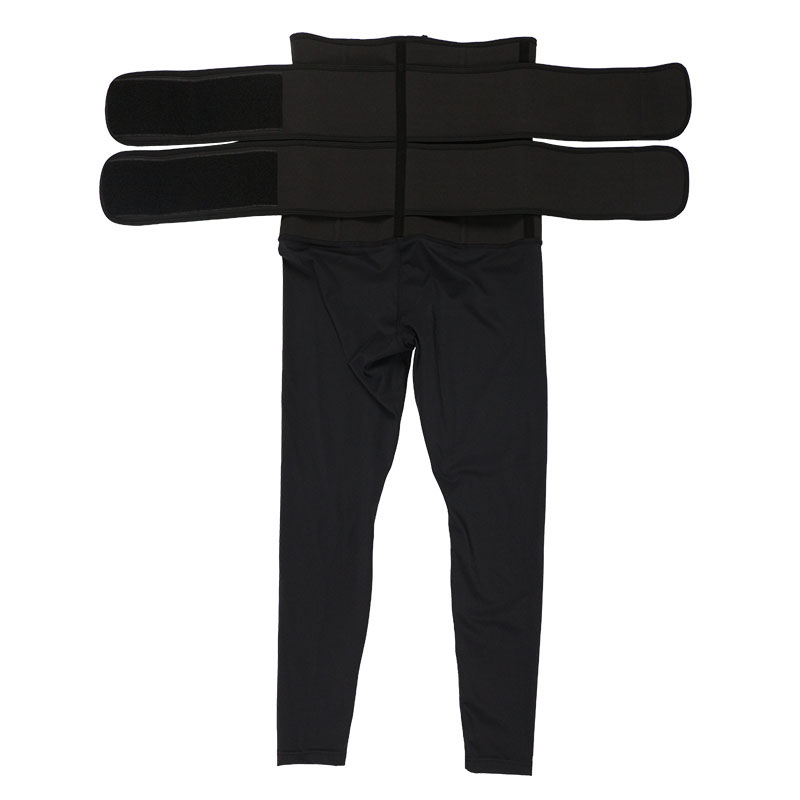 9 Steel Bones Neoprene Doubelt belt waist trainer jumpsuit MHW100130B