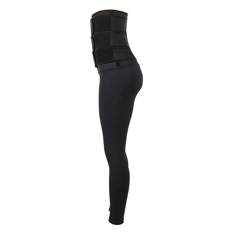 Neoprene Three belt waist trainer jumpsuit