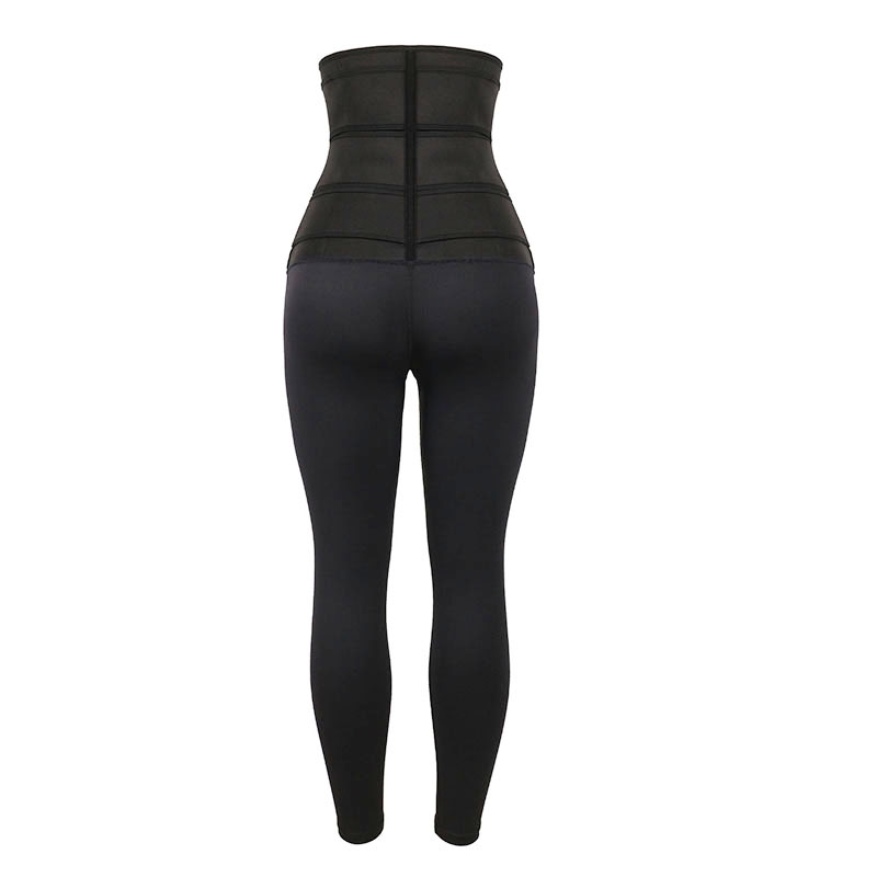 Neoprene Three belt waist trainer jumpsuit