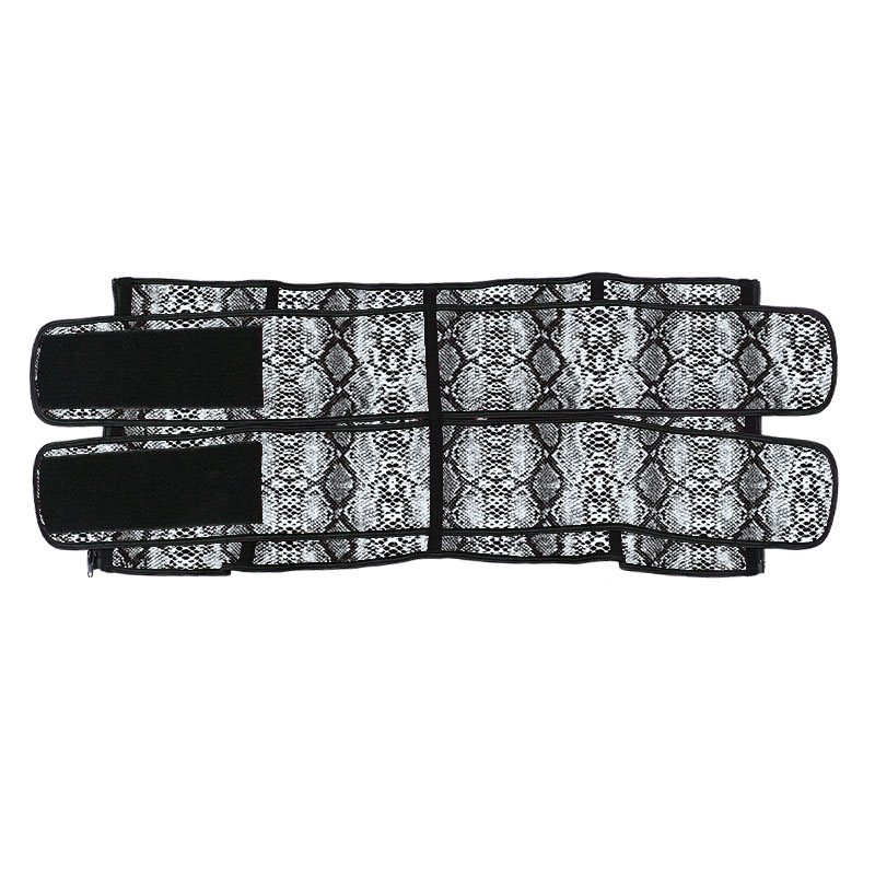 Latex Double Belt with Snake Print MH1949CP