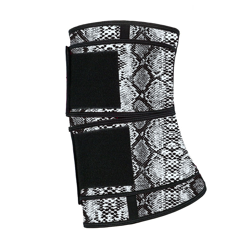 Latex Double Belt with Snake Print MH1949CP