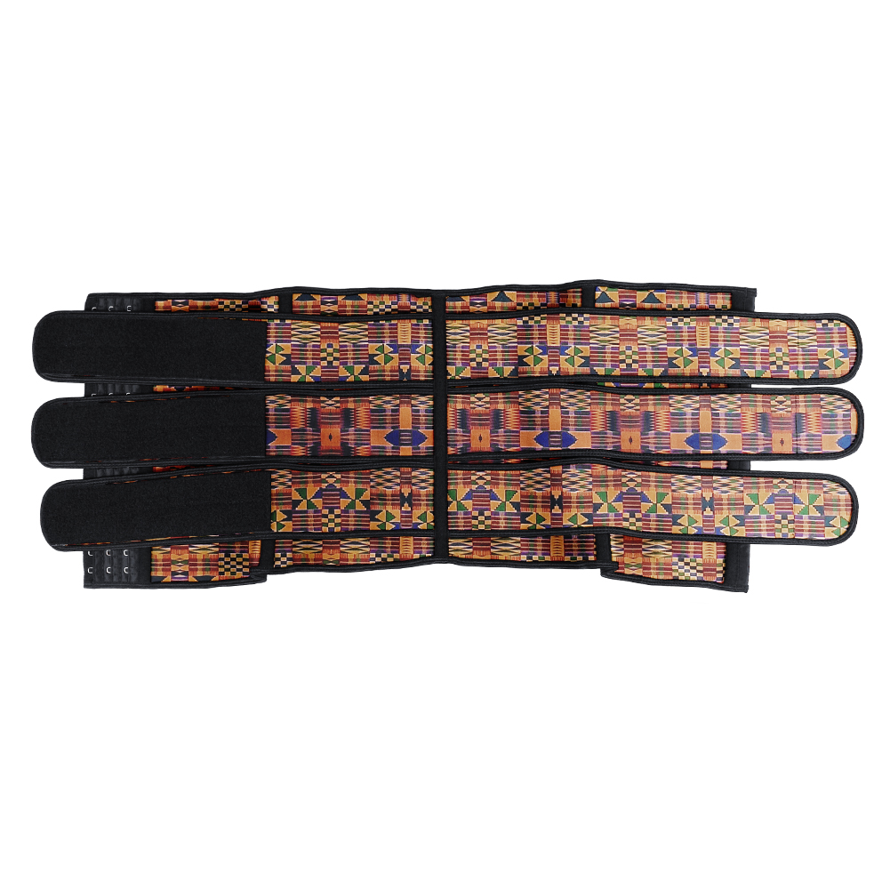 Latex Three Belt with African Print MHW100004