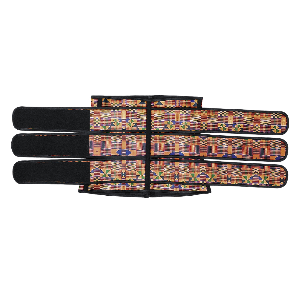 Latex Three Belt with African Print MHW100004