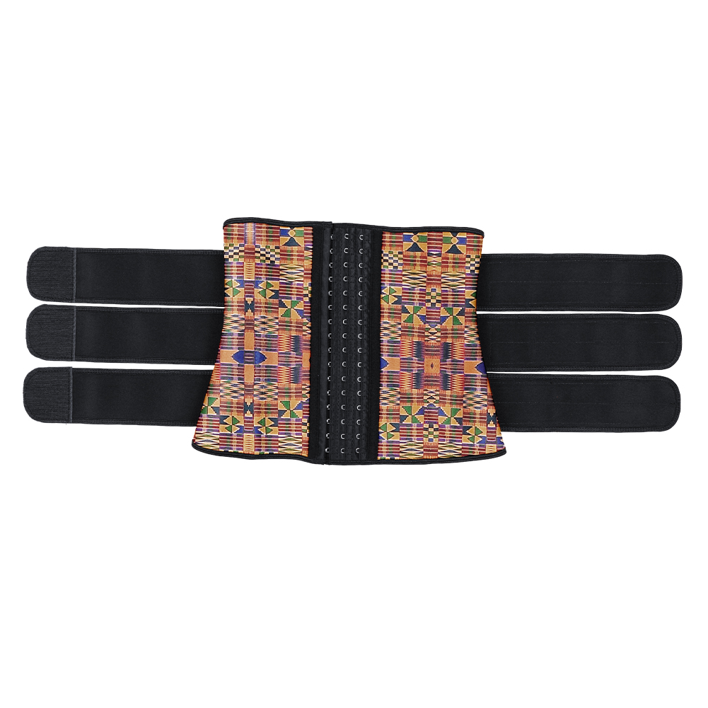 Latex Three Belt with African Print MHW100004