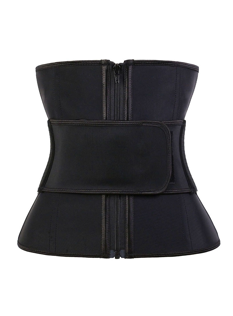 Latex Single Belt with Loop Slide Buckle MHW100162B
