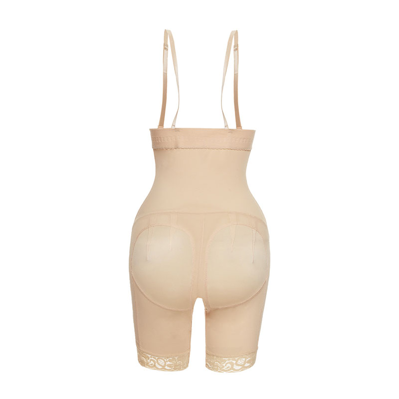 Nude Adjustable Hooks One-piece Belly-lifting Shapewear