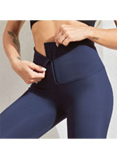 Blue High waist Legging with Hooks MH133566BL