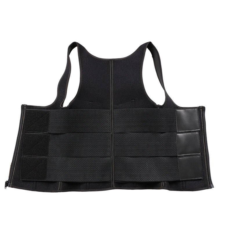 Black Vest Three Belts MHW100194B