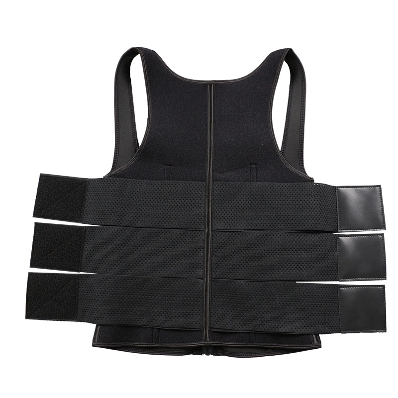 Black Vest Three Belts MHW100194B