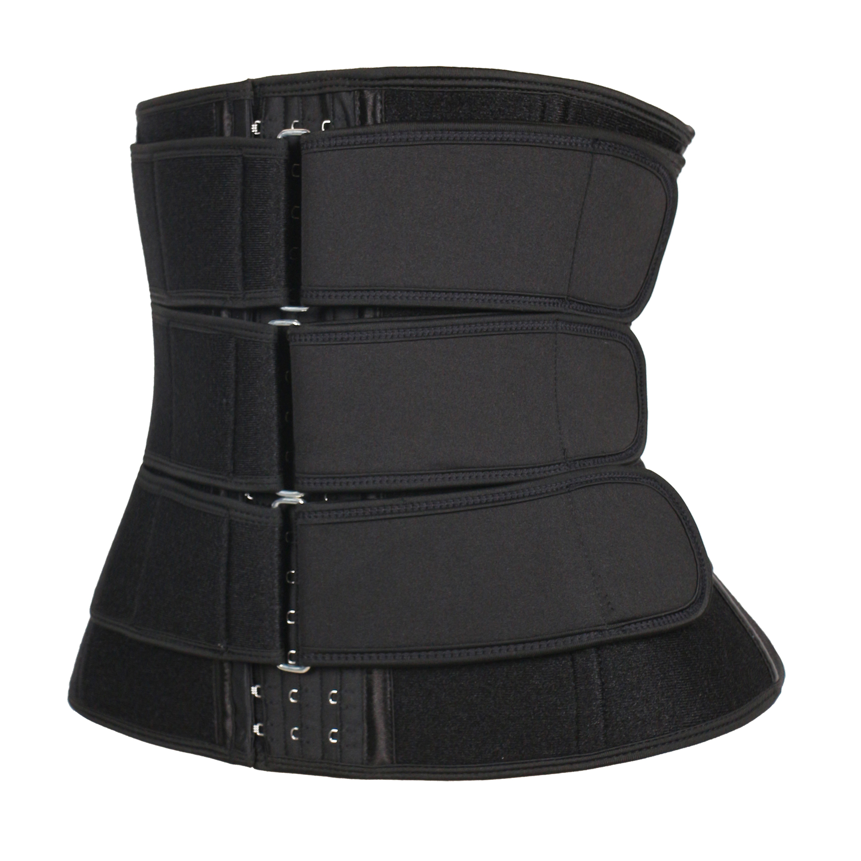 9 steel bones three detachable square buckle and pulley