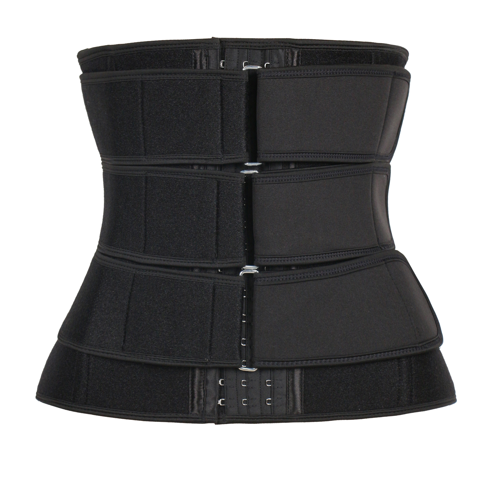 9 steel bones three detachable square buckle and pulley