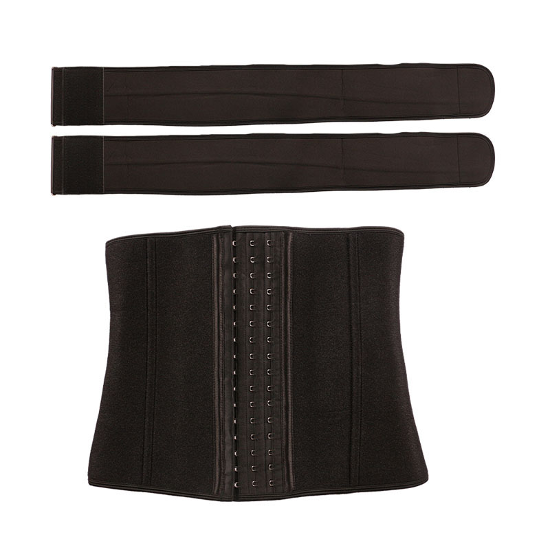 9 steel bones two detachable square buckle and pulley