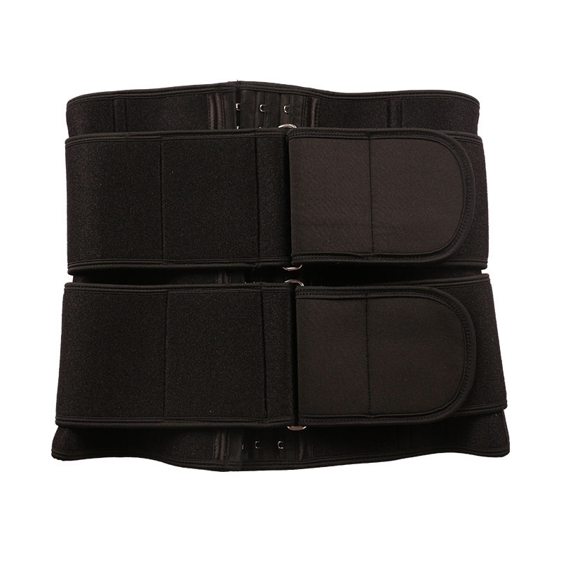 9 steel bones two detachable square buckle and pulley