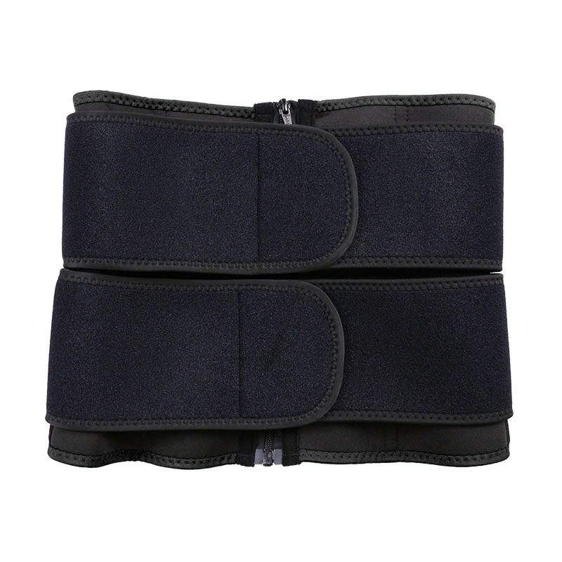 OK Fabric Double Straps Zipper Neoprene Waist Trainer MHW100159B