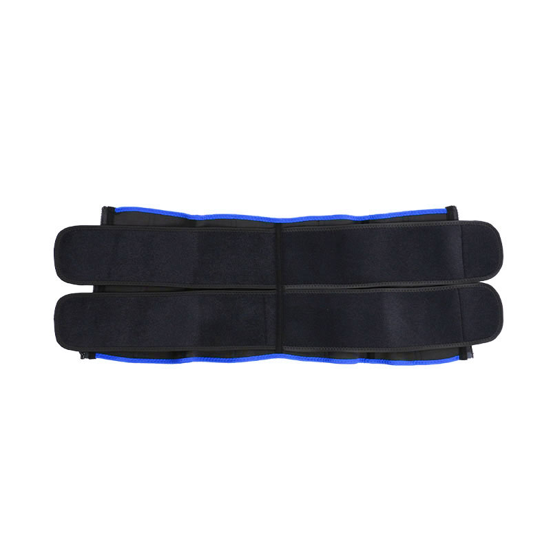 OK Fabric Double Straps Zipper Neoprene Waist Trainer MHW100159BL