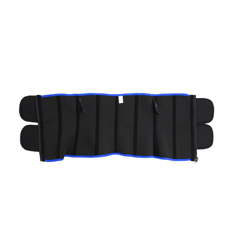 OK Fabric Double Straps Zipper Neoprene Waist Trainer MHW100159BL