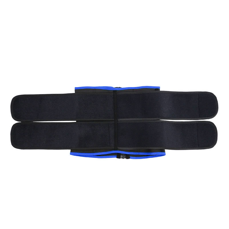 OK Fabric Double Straps Zipper Neoprene Waist Trainer MHW100159BL
