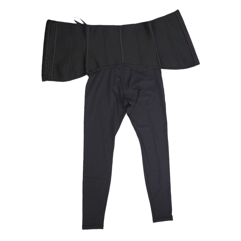 longer front shorter back waist trainer legging pants MHW100198B