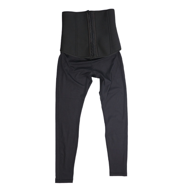 longer front shorter back waist trainer legging pants MHW100198B