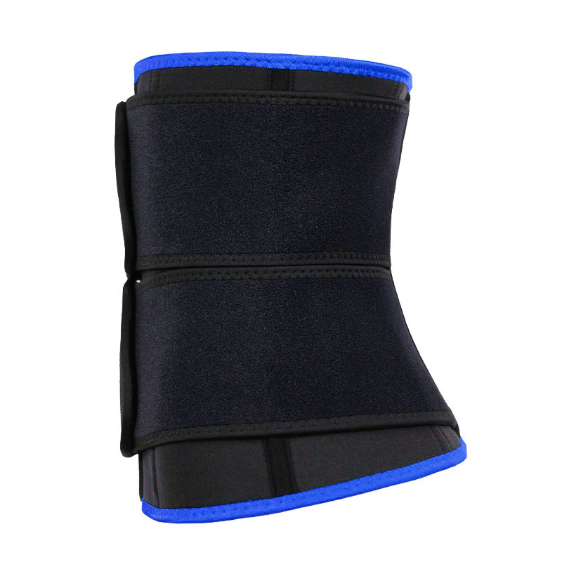 OK Fabric Double Straps Zipper Neoprene Waist Trainer MHW100159BL