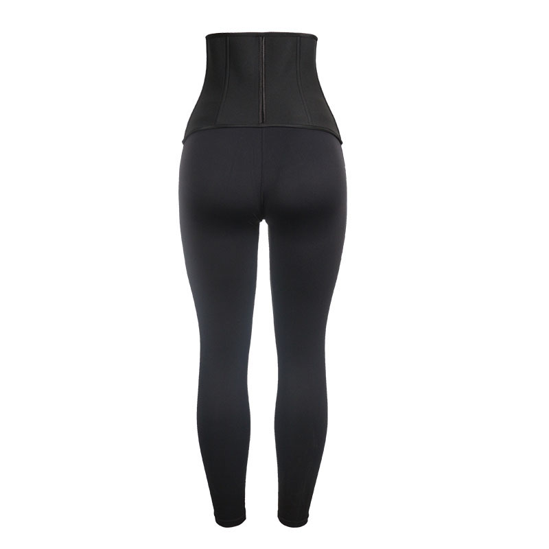 longer front shorter back waist trainer legging pants MHW100198B
