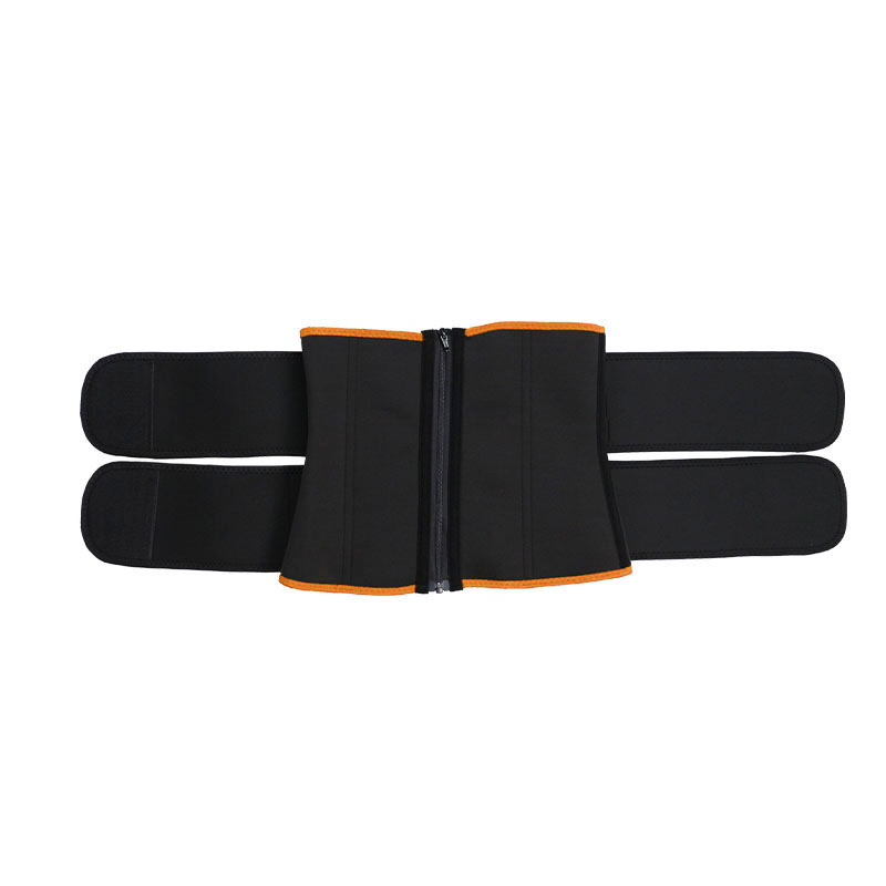 OK Fabric Double Straps Zipper Neoprene Waist Trainer MHW100159O