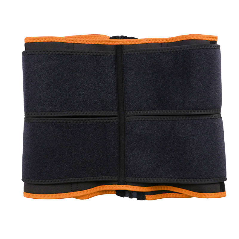 OK Fabric Double Straps Zipper Neoprene Waist Trainer MHW100159O