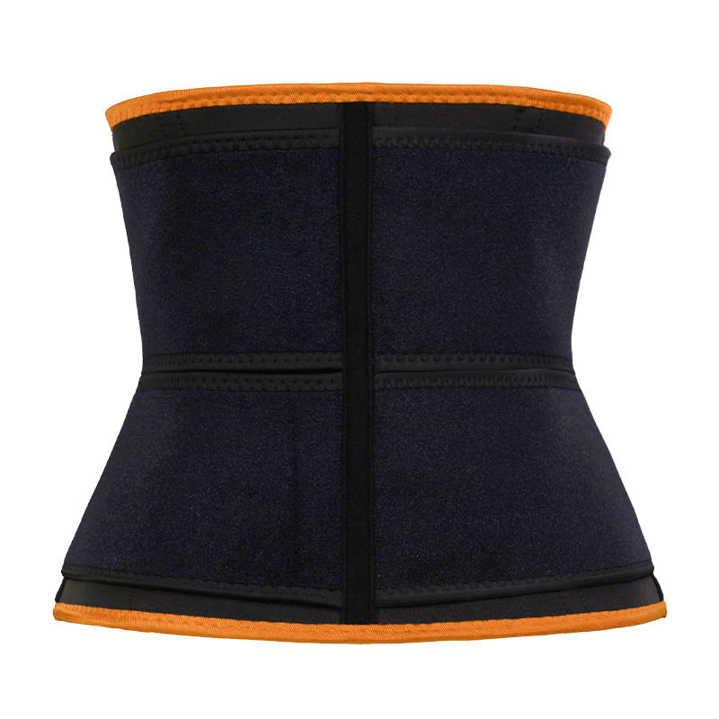 OK Fabric Double Straps Zipper Neoprene Waist Trainer MHW100159O