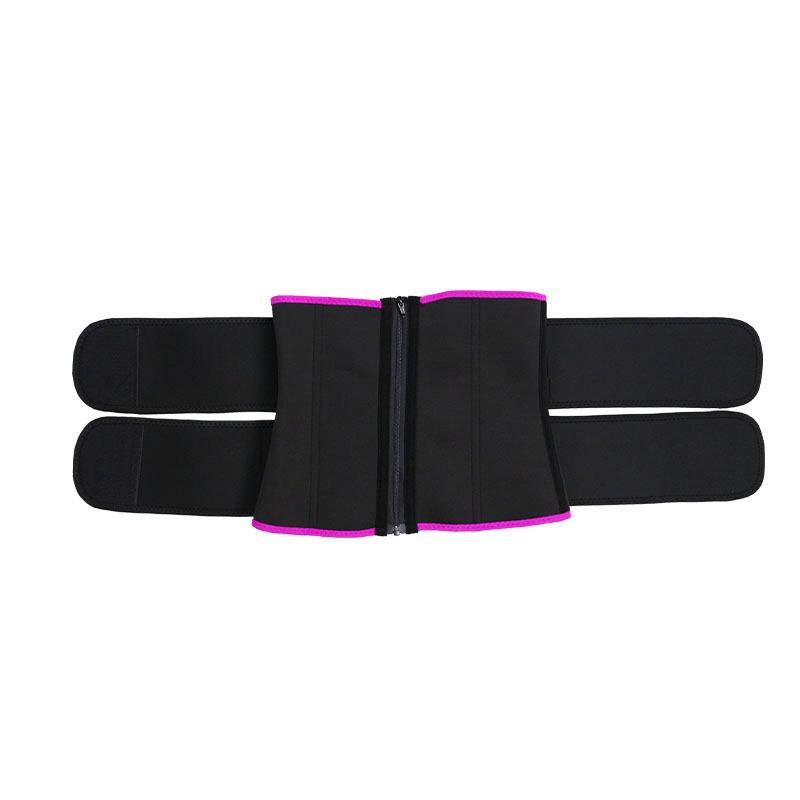 OK Fabric Double Straps Zipper Neoprene Waist Trainer MHW100159P