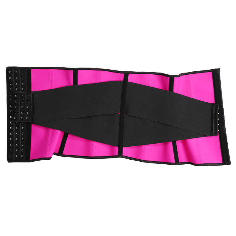 11.5 Inch 9 Steel Bones Three-layers Latex  Double-breasted Elastic Belt with Hooks MHW100153P