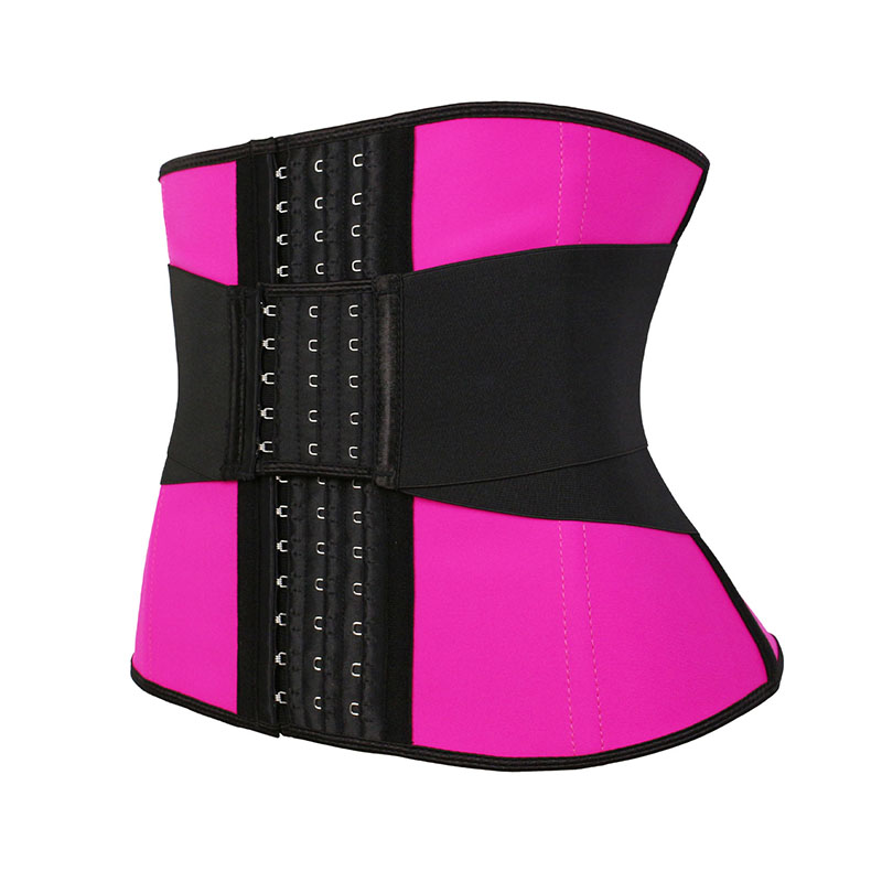 11.5 Inch 9 Steel Bones Three-layers Latex  Double-breasted Elastic Belt with Hooks MHW100153P