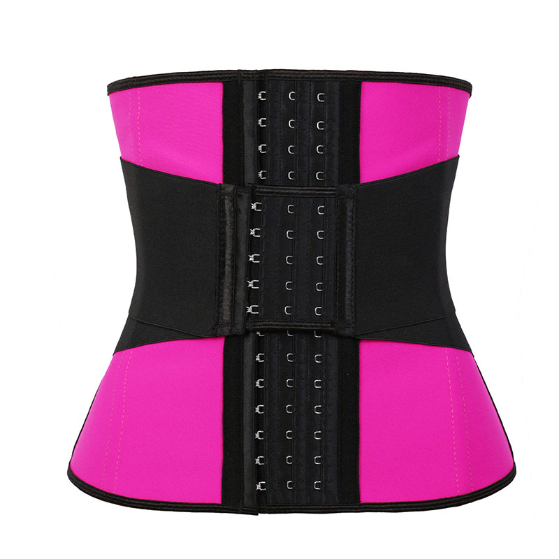 11.5 Inch 9 Steel Bones Three-layers Latex  Double-breasted Elastic Belt with Hooks MHW100153P