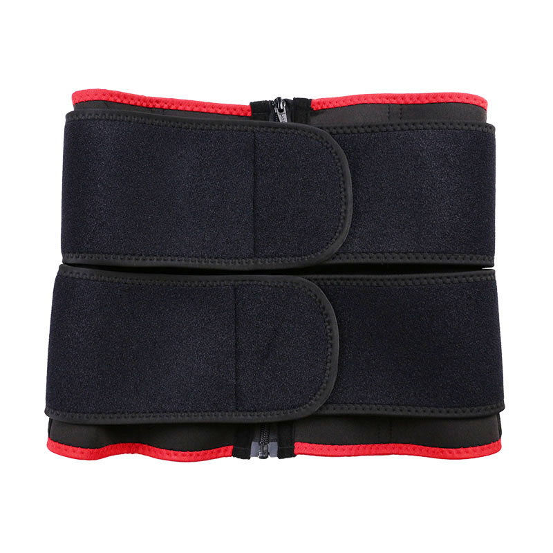 OK Fabric Double Straps Zipper Neoprene Waist Trainer MHW100159R