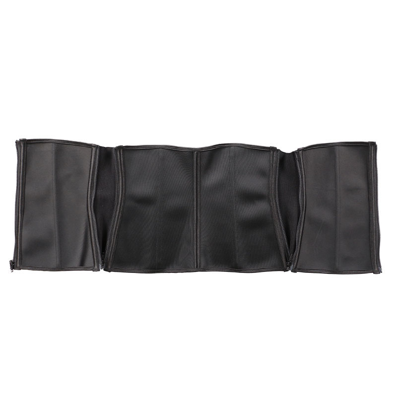 side zipper rib open 11.5 inches latex waist trainer MHW100197B