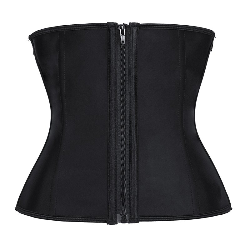 side zipper rib open 11.5 inches latex waist trainer MHW100197B