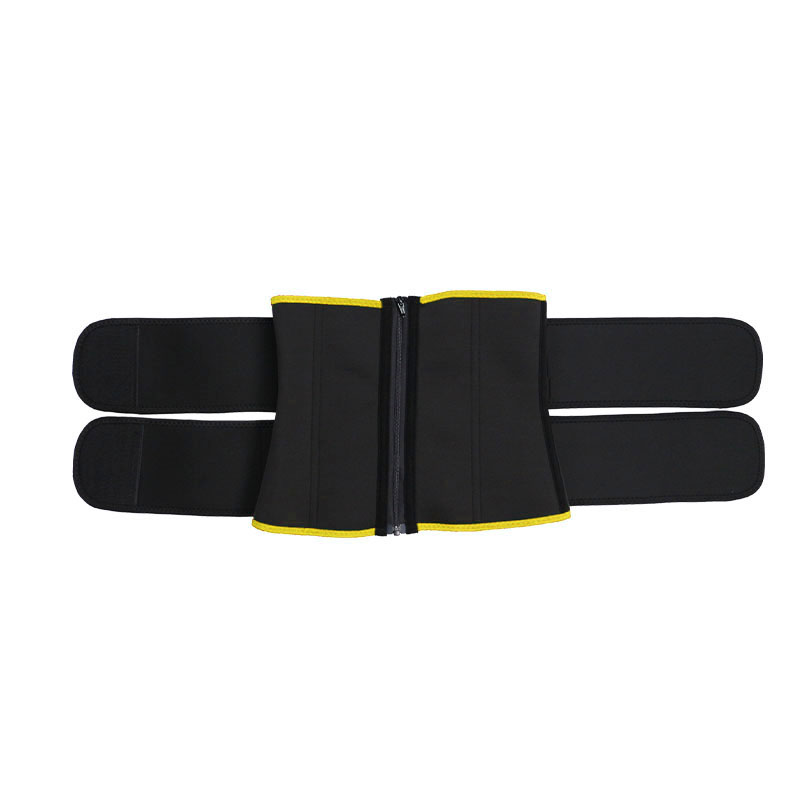 OK Fabric Double Straps Zipper Neoprene Waist Trainer MHW100159Y