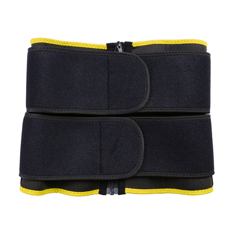 OK Fabric Double Straps Zipper Neoprene Waist Trainer MHW100159Y