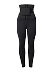 9 inches single belt neoprene waist trainer with legging pants MHW100166B