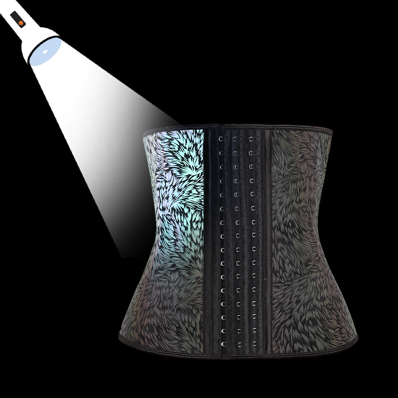 Reflective Colourful Grass Coating Waist Trainer
