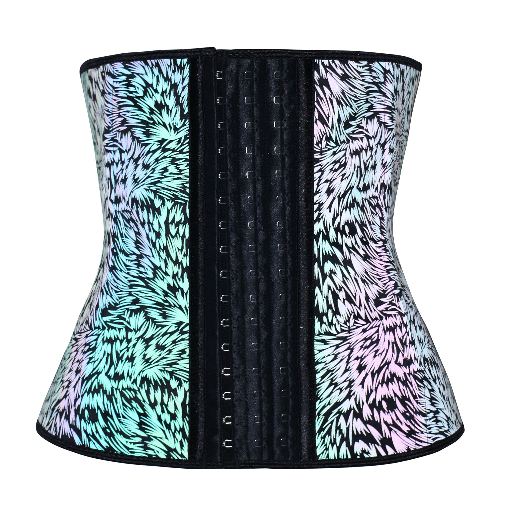 Reflective Colourful Grass Coating Waist Trainer MH1066CR