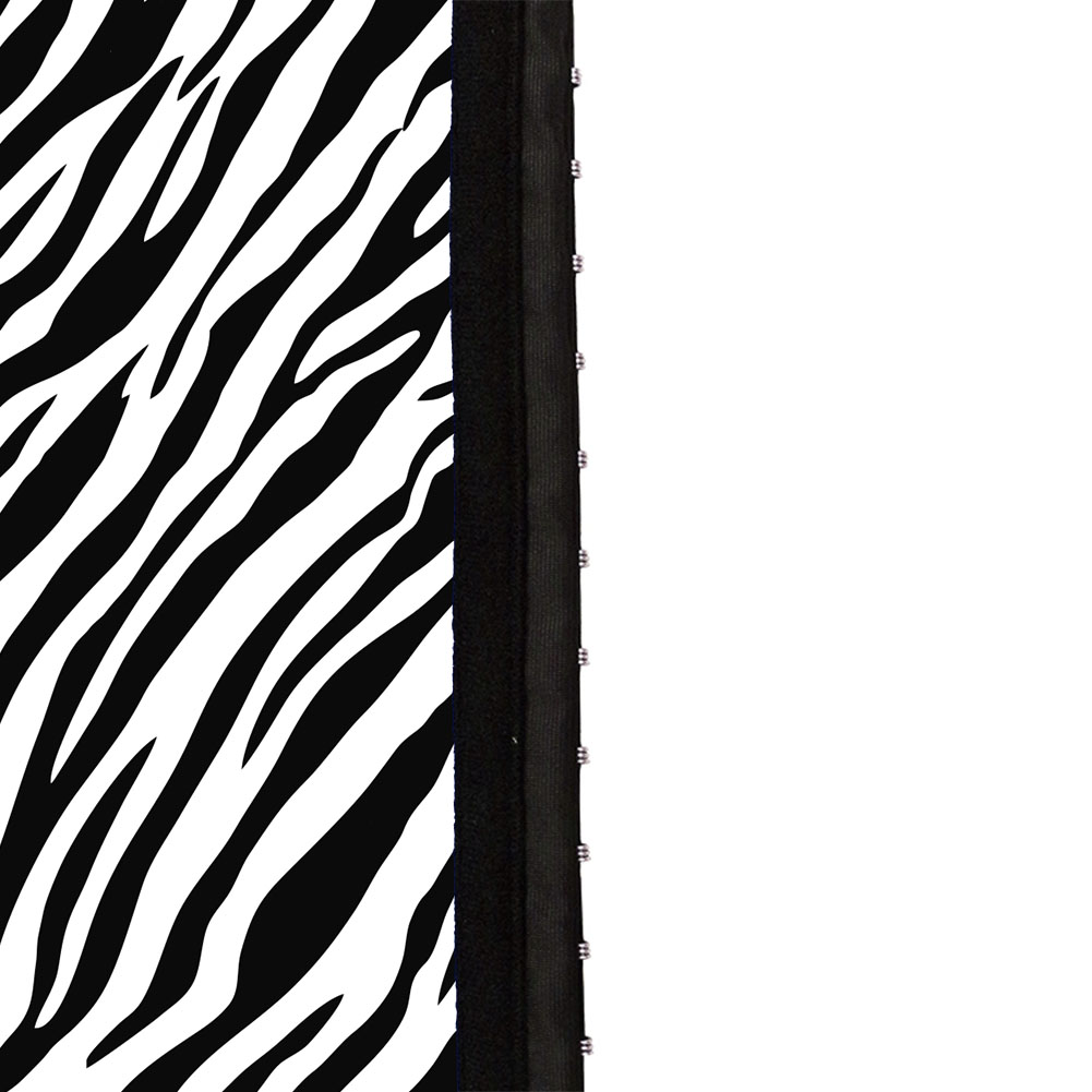 Latex White Zebra Print Waist Trainer MH1066WZ