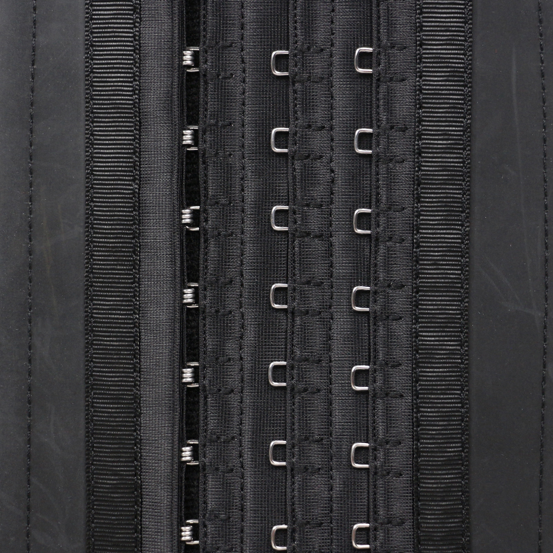 New Design Long Front Short Back 25 Steel Bones Waist Trainer MHW100204B