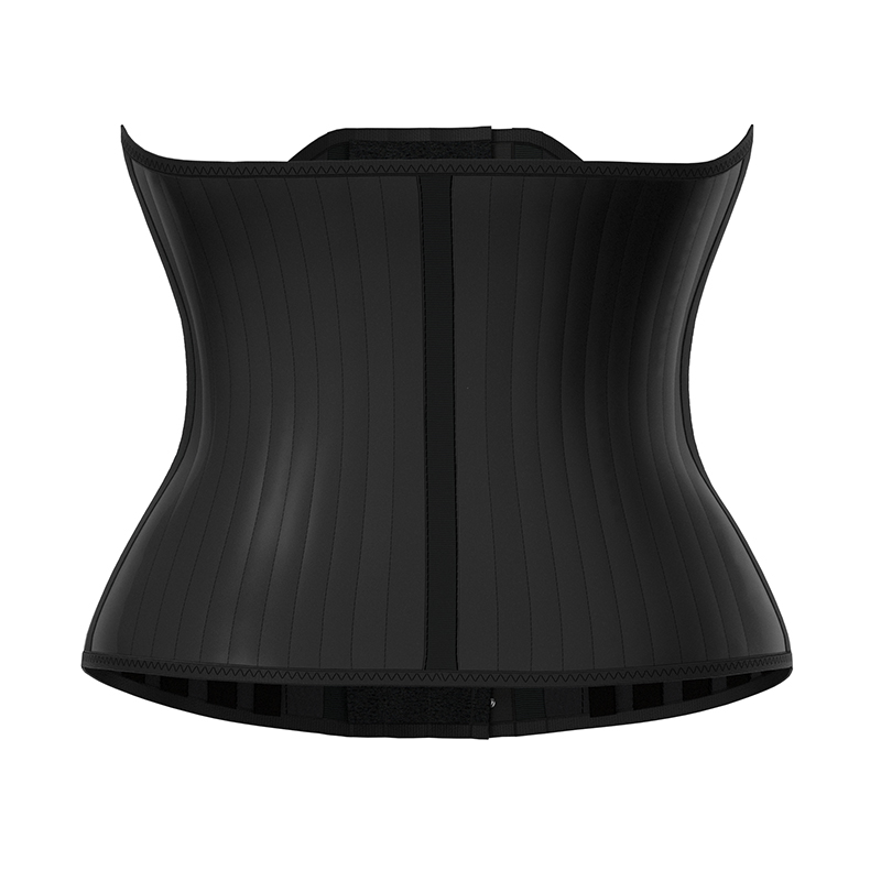 New Design Long Front Short Back 25 Steel Bones Waist Trainer MHW100204B