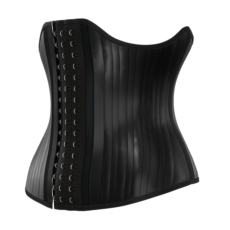 New Design Long Front Short Back 25 Steel Bones Waist Trainer MHW100204B