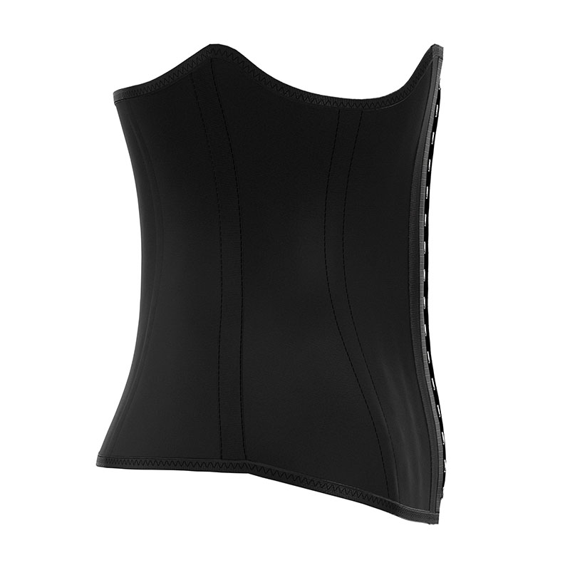 New Design Long Front Short Back 9 steel bones waist trainer MHW100205B
