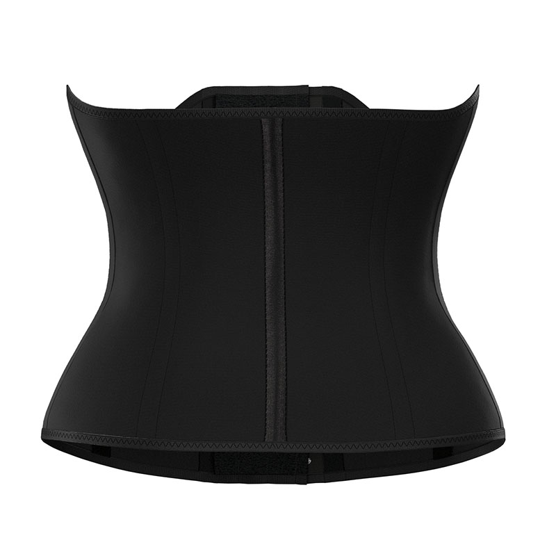New Design Long Front Short Back 9 steel bones waist trainer MHW100205B