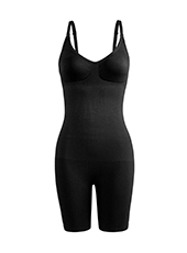 Black Abdomen Support chest Gather Body Shapers MHW100255B